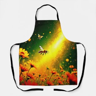Goldener Pollen für Bienen Joy Design Schürze
