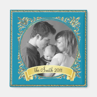 Goldener Rahmen Magnet