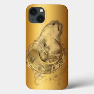 Goldener Ram oder Widder Chinesischer Western Astr Case-Mate iPhone Hülle