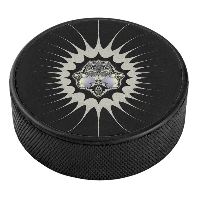 Goldener Raum Eishockey Puck (3/4)