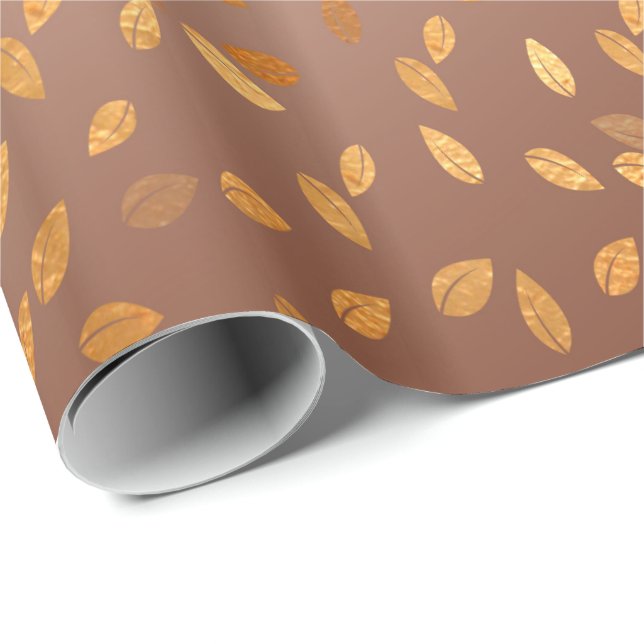 Goldener Regen Geschenkpapier (Rolleneckpunkt)
