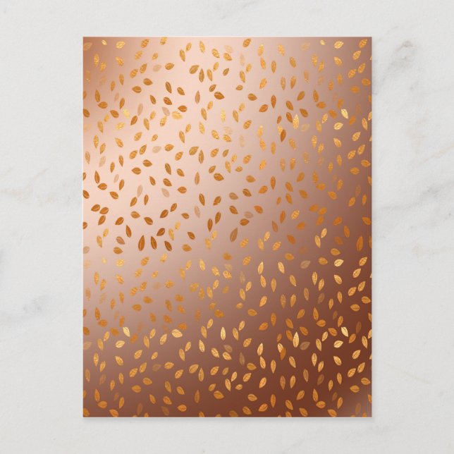 Goldener Regen Postkarte (Vorderseite)