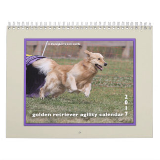 Goldener Retriever-Agility 2017 Kalender