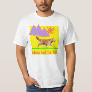 Goldener Retriever-Agility-"Felsen-" T - Shirt