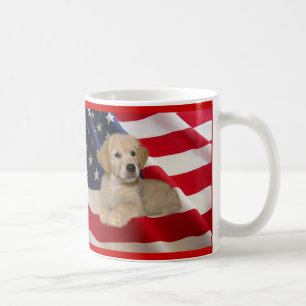 Goldener Retriever alle amerikanische Welpen-Tasse Kaffeetasse