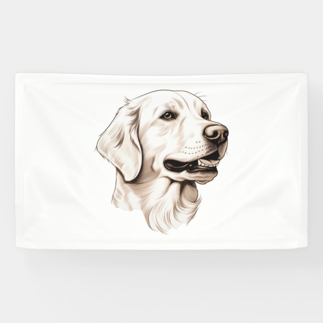 Goldener Retriever Banner (Horizontal)