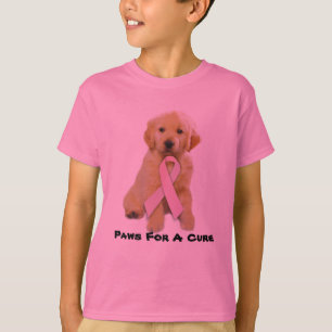 Goldener Retriever-Brustkrebs scherzt T - Shirt