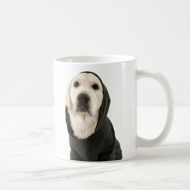 Goldener Retriever-"fauler Tagesvibes-" Tasse - (Rechts)