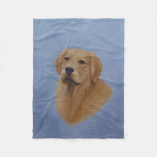 Goldener Retriever-Fleece-Decke Fleecedecke