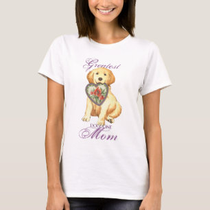 Goldener Retriever-Herz-Mama T-Shirt