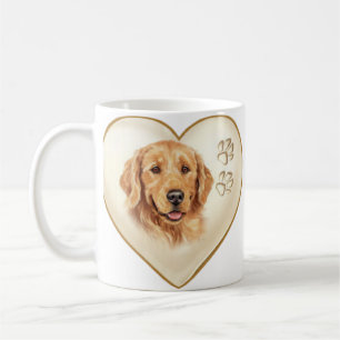 Goldener Retriever-Hundekaffee-Tassen-Schale Kaffeetasse