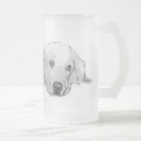 Goldener Retriever-Hundemattierte Tasse