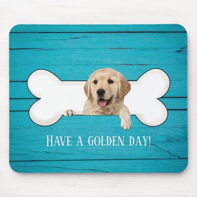 Goldener Retriever im Hundebund Mousepad (Vorne)