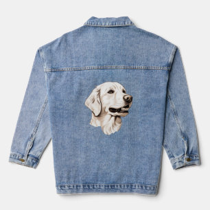 Goldener Retriever Jeansjacke