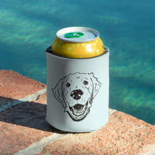 Goldener Retriever kann kühler werden. Dosenkühler