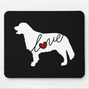 Goldener Retriever-Liebe Mousepad