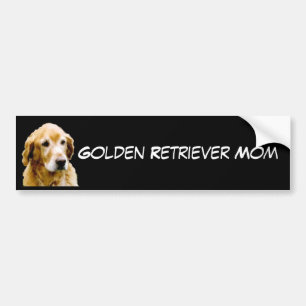 Goldener Retriever-Mama-Autoaufkleber Autoaufkleber