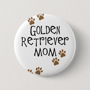 Goldener Retriever-Mama Button