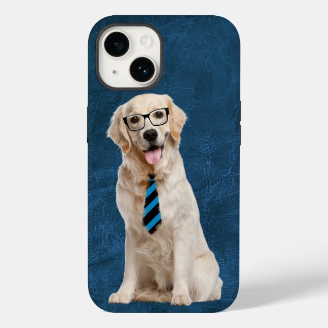 Goldener Retriever mit Brille Case-Mate iPhone Hülle (Rückseite)