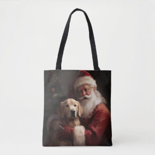 Goldener Retriever mit Weihnachten