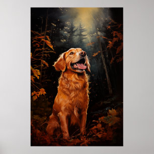 Goldener Retriever Poster