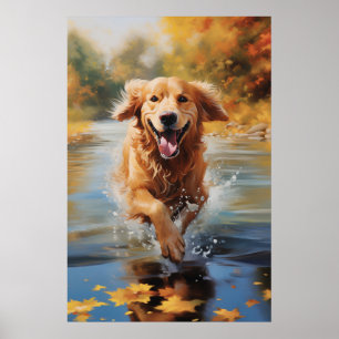 Goldener Retriever Poster