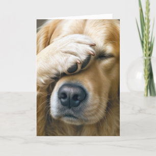 Goldener Retriever Spaß Karte