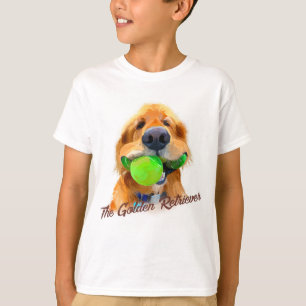 Goldener Retriever T - Shirt für Kinder
