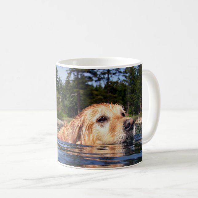 Goldener Retriever Tasse (VorderseiteRechts)