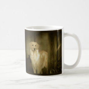 Goldener Retriever-Tassen-Dame In Waiting Kaffeetasse