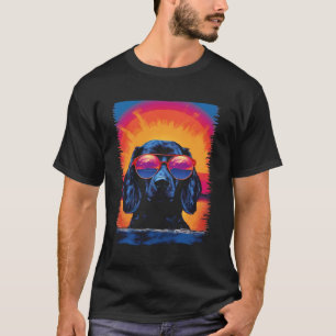 Goldener Retriever Vintager Stil T-Shirt