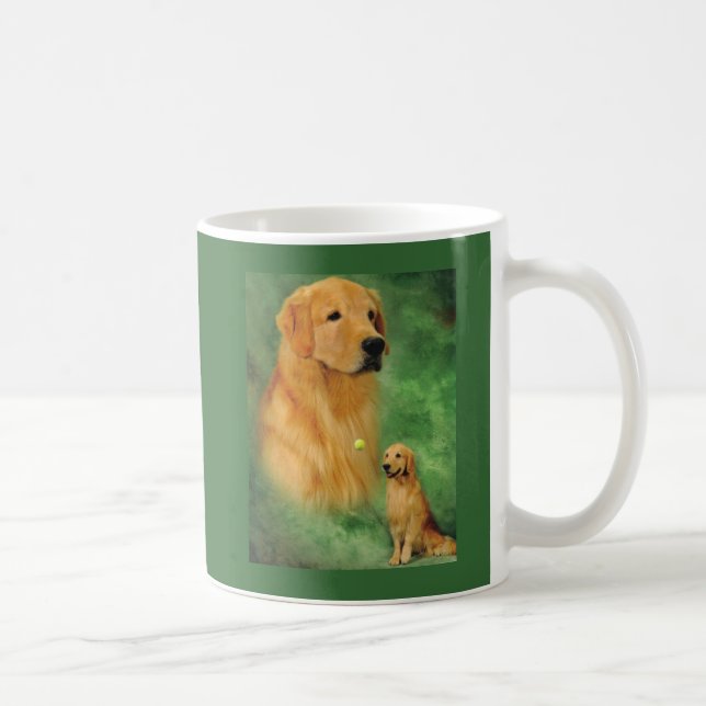 Goldener Retrieverspencer-Tasse Tasse (Rechts)