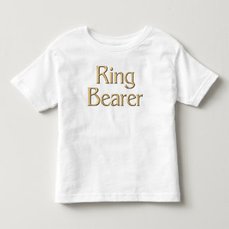 Goldener Ring Bearer T - Shirt