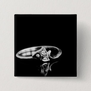 Goldener Ring Button