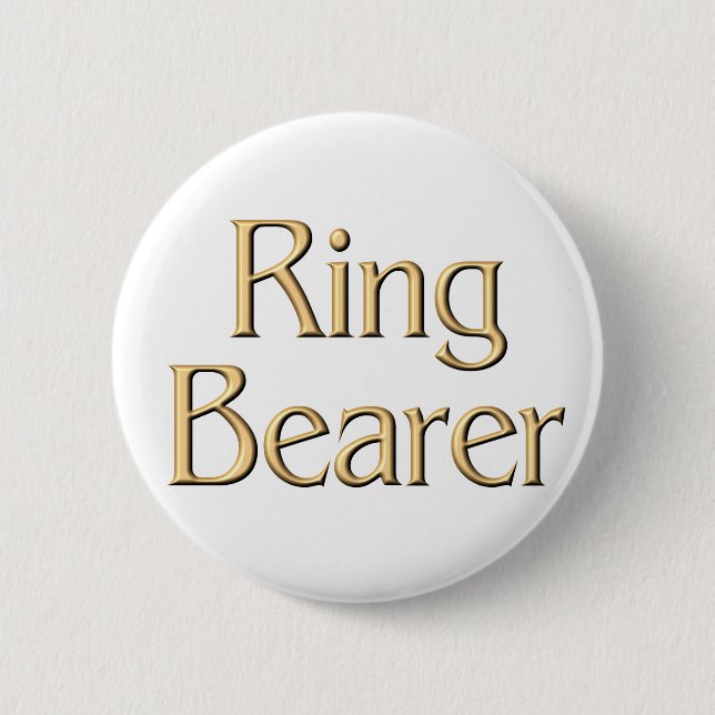Goldener Ring-Trägerknopf Button (Vorderseite)