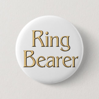 Goldener Ring-Trägerknopf Button