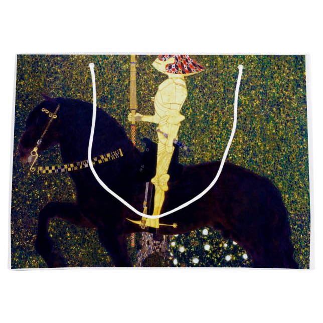 Goldener Ritter, Gustav Klimt Große Geschenktüte (Vorderseite)