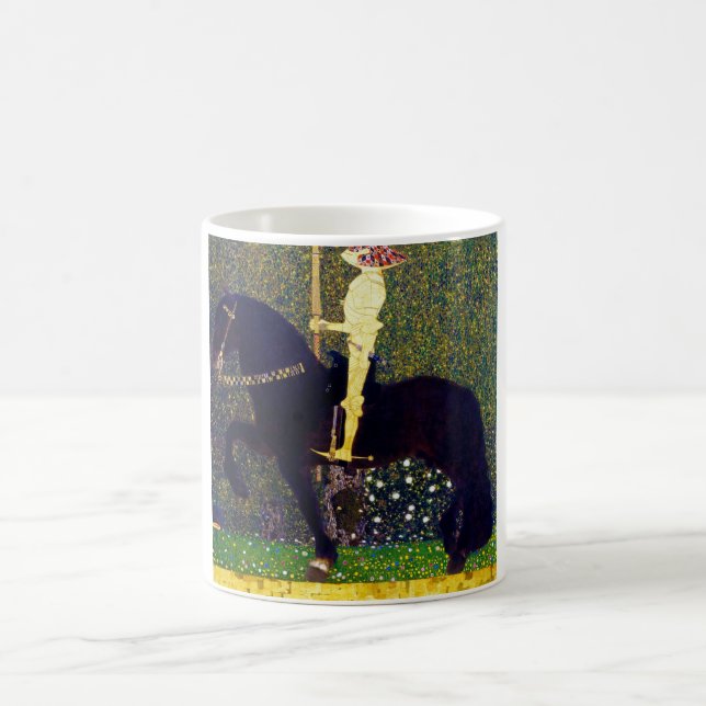 Goldener Ritter, Gustav Klimt Kaffeetasse (Mittel)