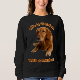 Goldener Rückzug für Männer Frauen und Jugend Sweatshirt