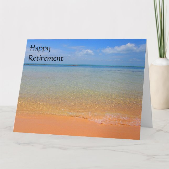 goldener Sand groß Karte (Vorderseite)