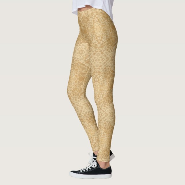 Goldener Schlangen-HautMolt Leggings (Links)