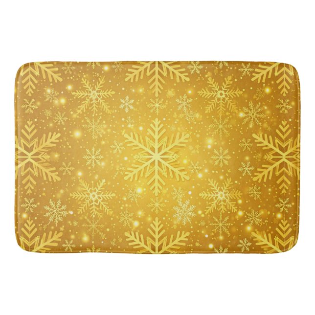 Goldener Schnee Badematte (Vorderseite)