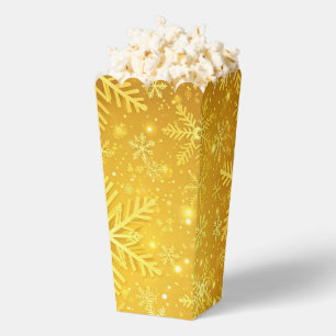 Goldener Schnee Geschenkschachtel