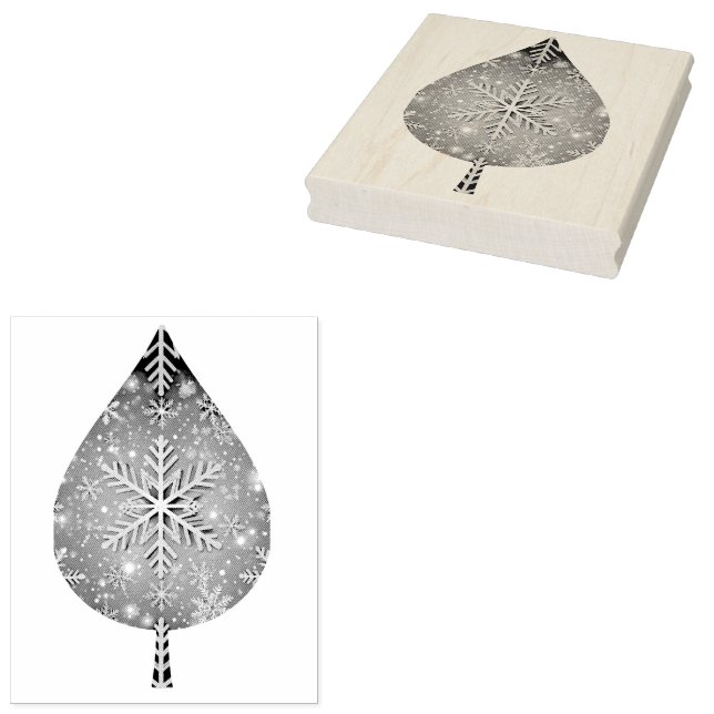 Goldener Schnee Gummistempel (Stempel)