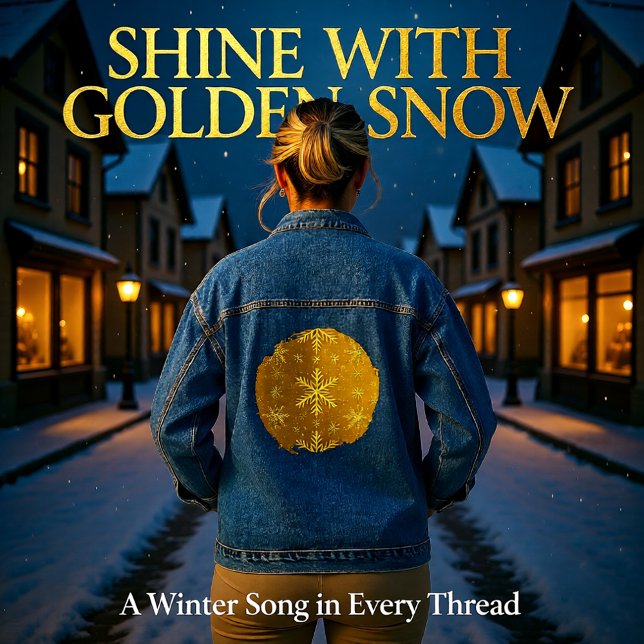 Goldener Schnee Jeansjacke (Von Creator hochgeladen)
