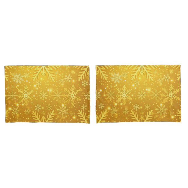 Goldener Schnee Kissenbezug (Vorderseite-Set)