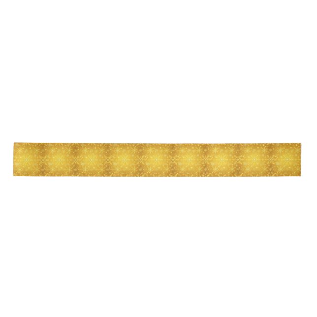 Goldener Schnee Satinband (Vorderseite)