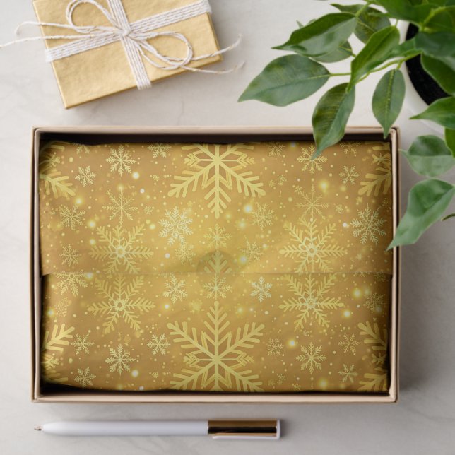 Goldener Schnee Seidenpapier (Geschenk)