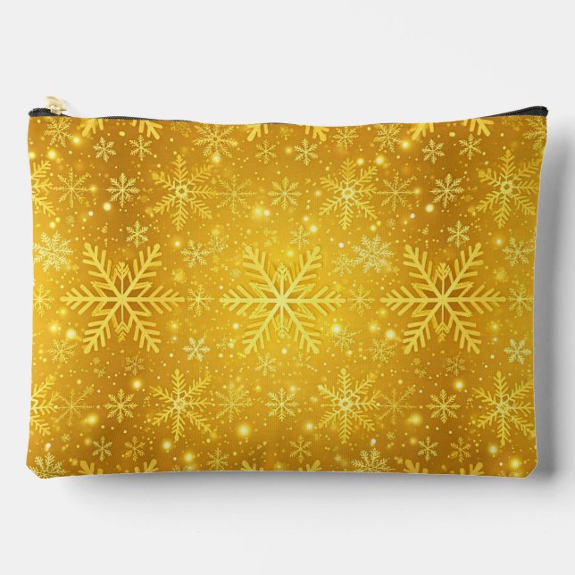 Goldener Schnee Zubehörtasche (Vorderseite)