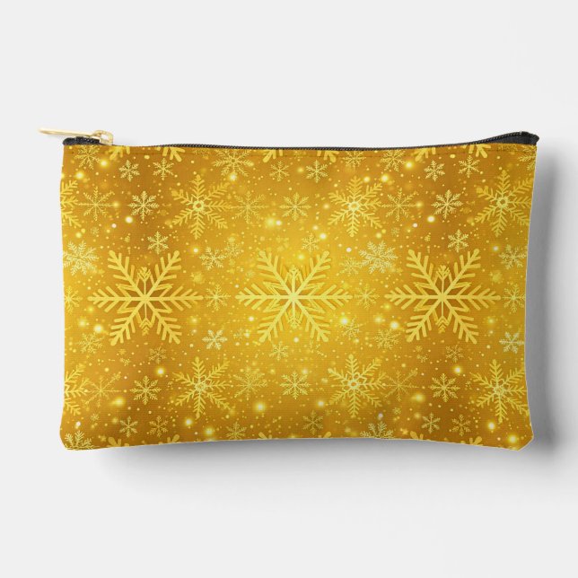 Goldener Schnee Zubehörtasche (Vorderseite)
